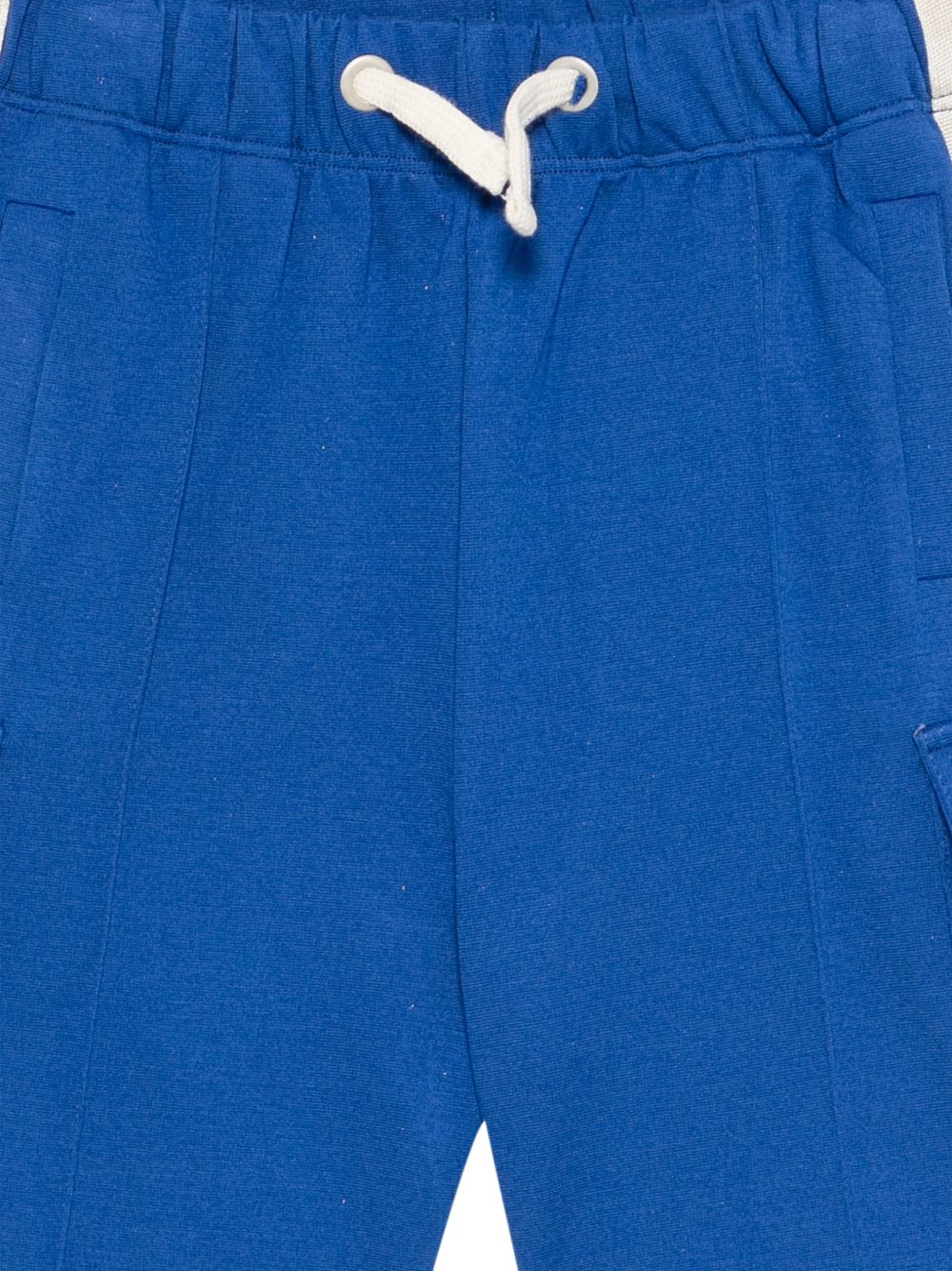 Shorts per bambino Palm Angels Kids blu con chiusura con coulisse PBCL004S26FLE001 060 PALM ANGELS KIDS 