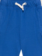 Shorts per bambino Palm Angels Kids blu con chiusura con coulisse PBCL004S26FLE001 060 PALM ANGELS KIDS 