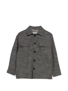 Camicia per bambino Paolo Pecora Kids nera con tasca PP4210 NERO PAOLO PECORA KIDS 