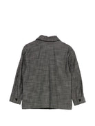 Camicia per bambino Paolo Pecora Kids nera con tasca PP4210 NERO PAOLO PECORA KIDS 