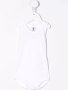 Set di due tutine per neonati Petit Bateau bianche con scollo rotondo A01T5 00 PETIT BATEAU KIDS 