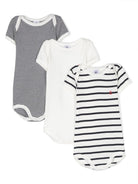 Set di tre tutine per neonati Petit Bateau multicolore con fantasie diverse A01TC 00 PETIT BATEAU KIDS 