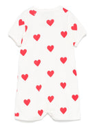 Tutina per neonata Petit Bateau bianca con stampa a cuore all-over A09HG 01 PETIT BATEAU KIDS 