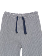 Pigiama per bambino Petit Bateau a righe bianche e nere A0CK1 02 PETIT BATEAU KIDS 