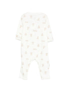 Tutina per neonati Petit Bateau beige con stampa orsetto all-over A0E0P 01 PETIT BATEAU KIDS 