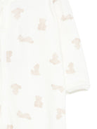 Tutina per neonati Petit Bateau beige con stampa orsetto all-over A0E0P 01 PETIT BATEAU KIDS 