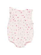 Tutina per neonata Petit Bateau rosa con stampa fiore all-over A0F15 01 PETIT BATEAU KIDS 