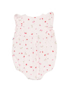 Tutina per neonata Petit Bateau rosa con stampa fiore all-over A0F15 01 PETIT BATEAU KIDS 