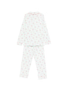 Pigiama per bambina Petit Bateau azzurro con stampa floreale A0F1H 02 PETIT BATEAU KIDS 