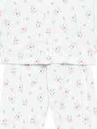 Pigiama per bambina Petit Bateau azzurro con stampa floreale A0F1H 02 PETIT BATEAU KIDS 