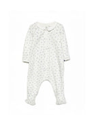 Tutina per neonati Petit Bateau bianca con stampa a cuori A0F2L 01 PETIT BATEAU KIDS 