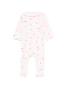 Tutina per neonata Petit Bateau rosa con stampa a fiori A0F2T 01 PETIT BATEAU KIDS 