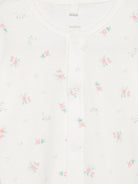 Set tutina cappello e doudou per neonati Petit Bateau bianco con stampa floreale A0F6H 00 PETIT BATEAU KIDS 