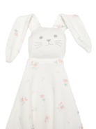 Set tutina cappello e doudou per neonati Petit Bateau bianco con stampa floreale A0F6H 00 PETIT BATEAU KIDS 