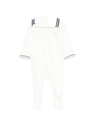 Tutina per neonato Petit Bateau bianca con dettaglio a cuore A0F79 01 PETIT BATEAU KIDS 