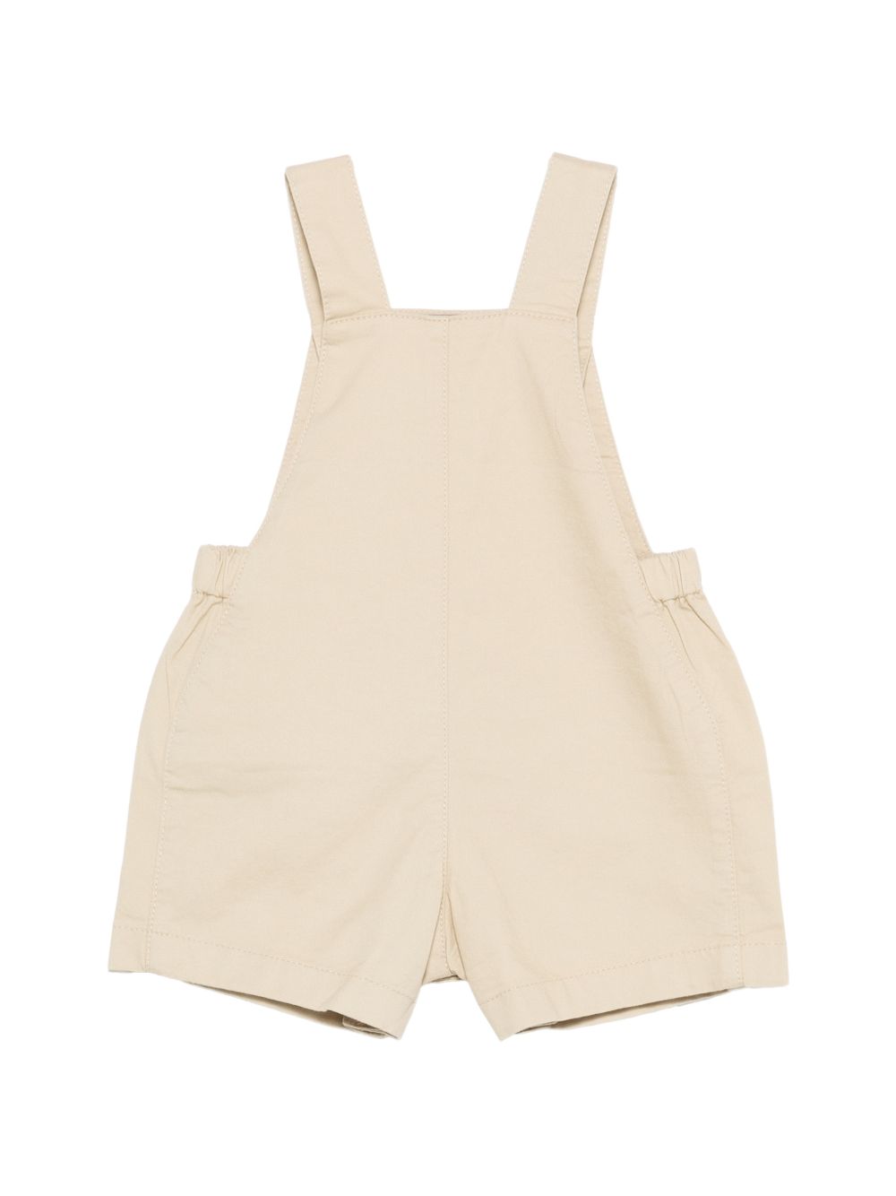 Salopette per neonati Petit Bateau beige con bretelle A0F7F 01 PETIT BATEAU KIDS 