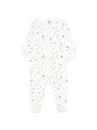 Pigiama per neonato Petit Bateau bianco con stampa stelle A0F8T 01 PETIT BATEAU KIDS 