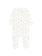 Pigiama per neonato Petit Bateau bianco con stampa stelle A0F8T 01 PETIT BATEAU KIDS 