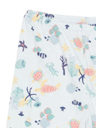 Pigiama per bambino Petit Bateau azzurro a maniche lunghe con fantasia A0F95 01 PETIT BATEAU KIDS 