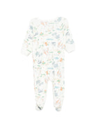 Tutina per neonato Petit Bateau bianca con stampa grafica animali all-over A0F9N 01 PETIT BATEAU KIDS 