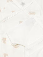 Set di tre tutine per neonati Petit Bateau bianchi con fantasie diverse A0F9X 00 PETIT BATEAU KIDS 