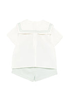 Set t-shirt e shorts per neonato Petit Bateau multicolor con colletto A0FA8 01 PETIT BATEAU KIDS 