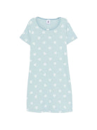 Camicia da notte per bambina Petit Bateau azzura con stampa a cuori A0FC6 01 PETIT BATEAU KIDS 