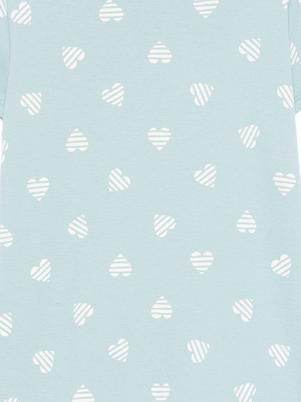 Camicia da notte per bambina Petit Bateau azzura con stampa a cuori A0FC6 01 PETIT BATEAU KIDS 