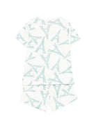 Pigiama per bambino Petit Bateau bianco con stampa torre eiffel A0FCJ 01 PETIT BATEAU KIDS 