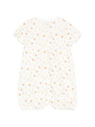 Tutina per neonata Petit Bateau bianca con stampa floreale all-over A0FCQ 01 PETIT BATEAU KIDS 