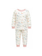 Pigiama per bambino Petit Bateau bianco con stampa grafica all-over A0FCT 01 PETIT BATEAU KIDS 