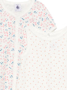 Tutina per neonata Petit Bateau bianca con stampa floreale A0FEQ 00 PETIT BATEAU KIDS 