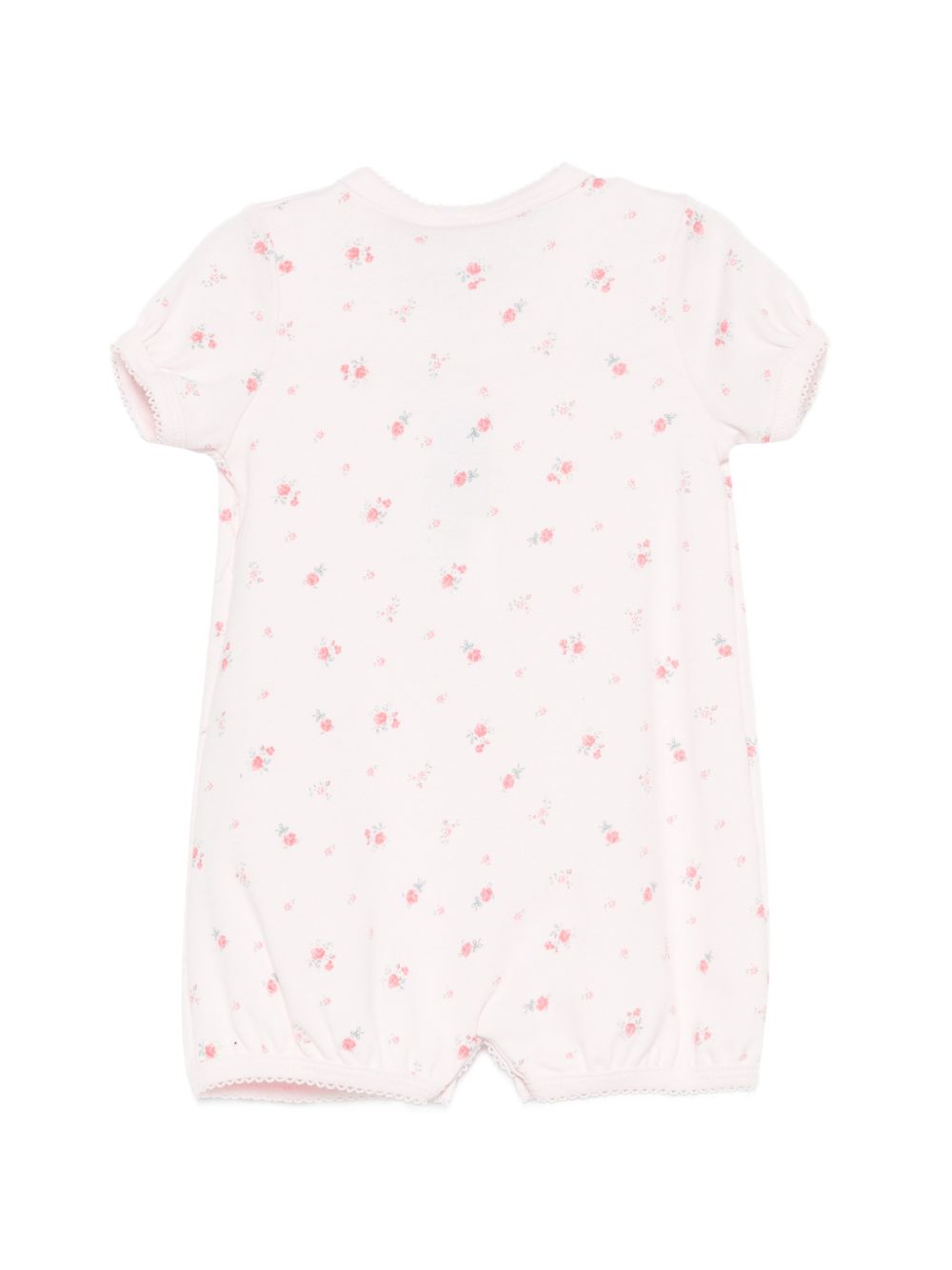 Tutina per neonata Petit Bateau rosa con stampa floreale A0FET 01 PETIT BATEAU KIDS 