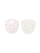 Set di due bavaglini per neonata Petit Bateau multicolore con stampa floreale A0FFR 01 PETIT BATEAU KIDS 