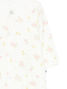 Tutina per neonati Petit Bateau bianca con stampa floreale A0FGZ 02 PETIT BATEAU KIDS 