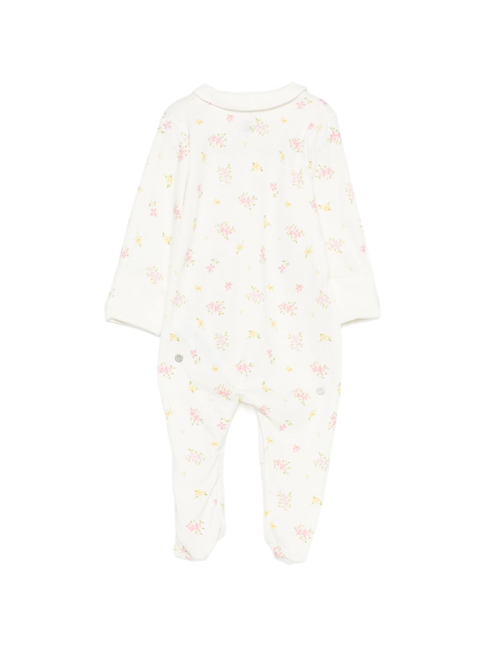 Tutina per neonata Petit Bateau bianca con stampa floreale A0FH1 01 PETIT BATEAU KIDS 