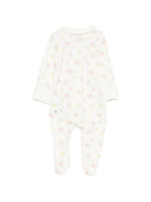 Tutina per neonata Petit Bateau bianca con stampa floreale A0FH1 01 PETIT BATEAU KIDS 