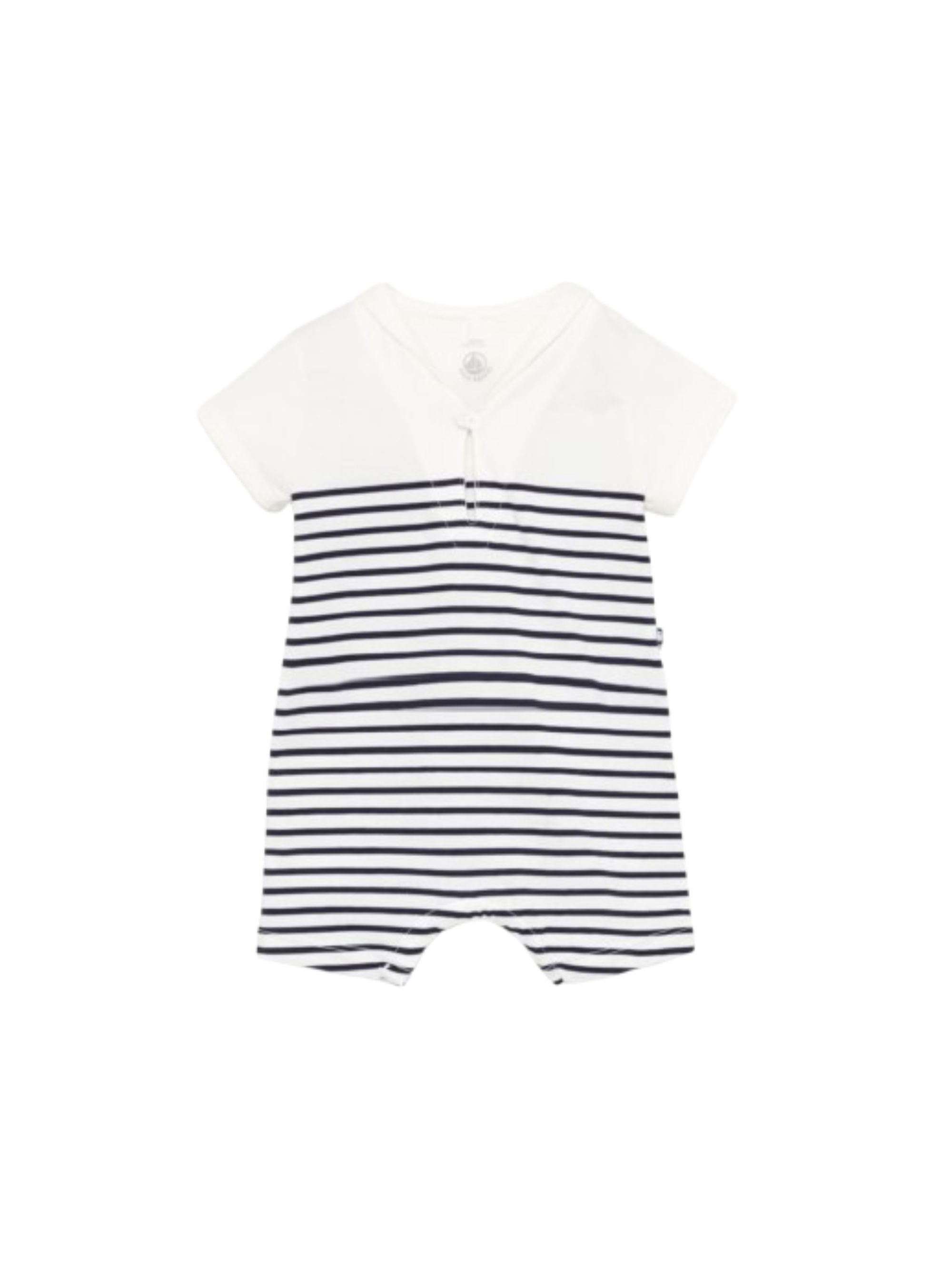 Tutina per neonato Petit Bateau multicolor con design a righe A0FI9 01 PETIT BATEAU KIDS 