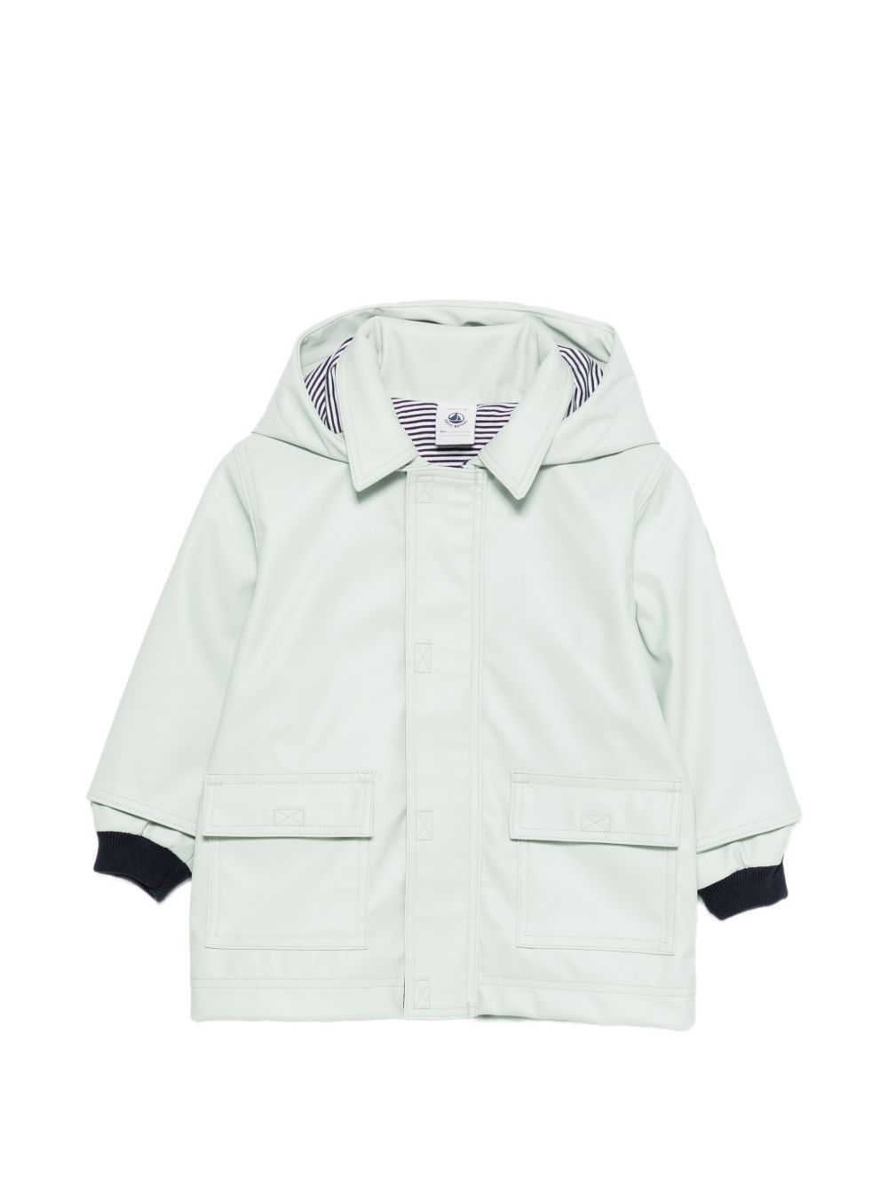 Giubbino impermeabile per neonati Petit Bateau verde con cappuccio A0FKB 01 PETIT BATEAU KIDS 
