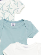 Tre pezzi per neonato Petit bateau multicolore con scollo rotondo A0FOE 00 PETIT BATEAU KIDS 