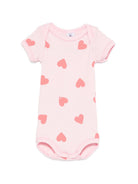 Set di tre tutine per neonata Petit Bateau rosa con design diversi A0FOK 00 PETIT BATEAU KIDS 