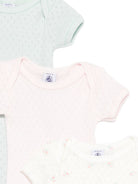 Set di tre body per neonata Petit Bateau multicolore con stampa floreale A0FOO 00 PETIT BATEAU KIDS 