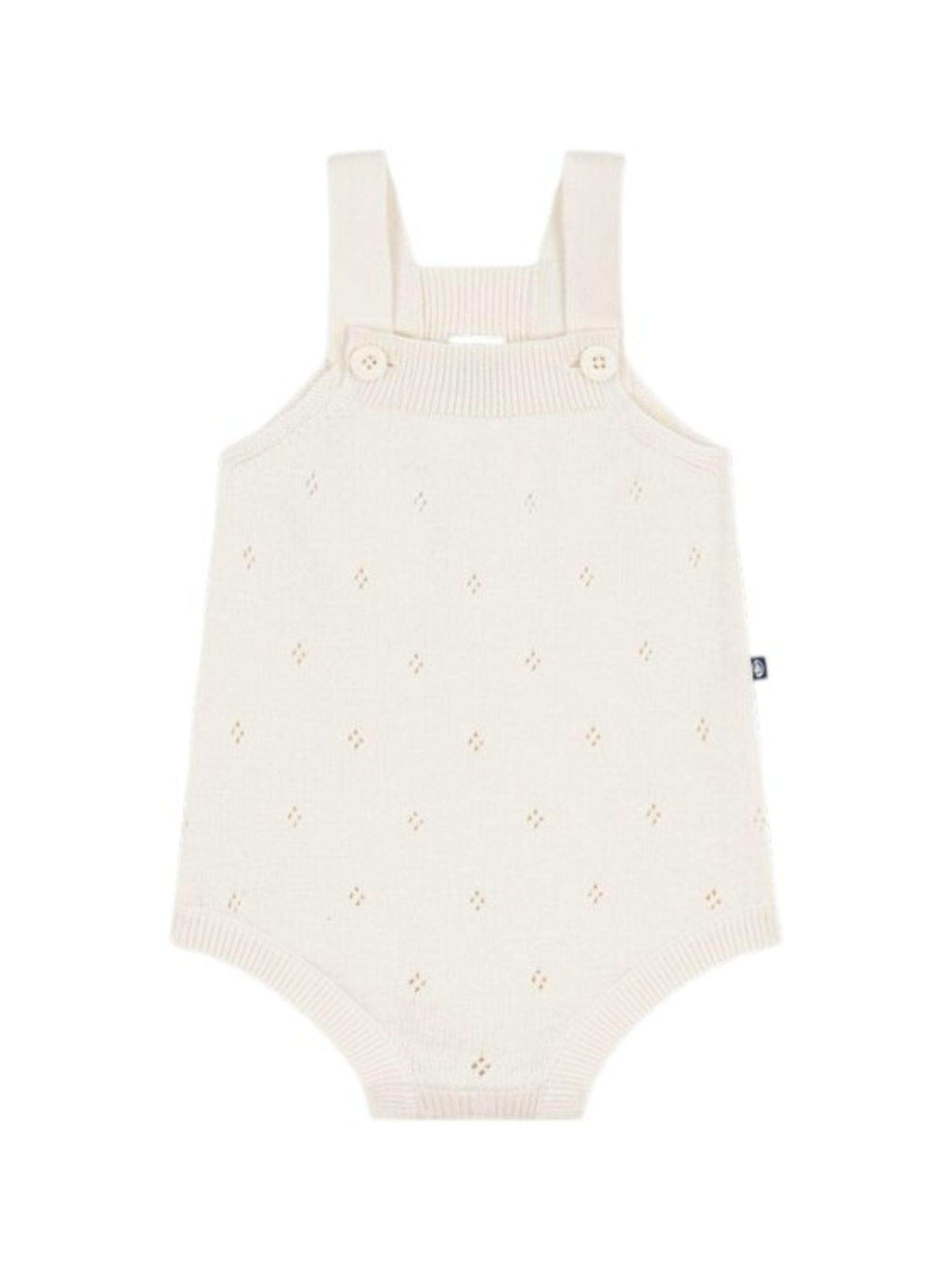 Tutine per neonati Petit Bateau beige con lavorazione in pointelle A0FOP 01 PETIT BATEAU KIDS 