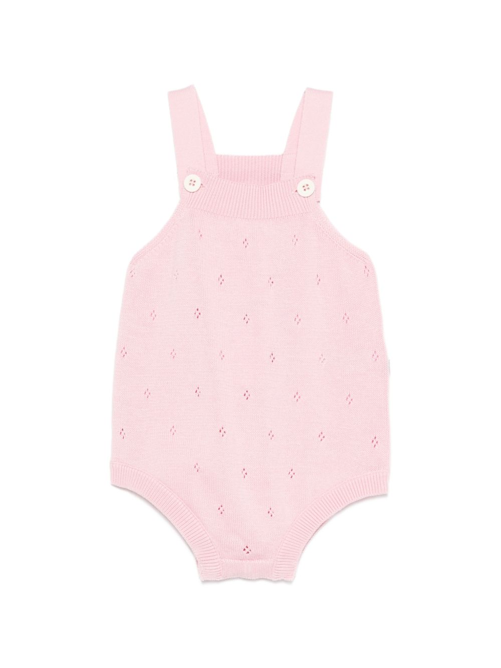 Tutina per neonata Petit Bateau rosa con lavorazione a pointelle A0FOP 02 PETIT BATEAU KIDS 