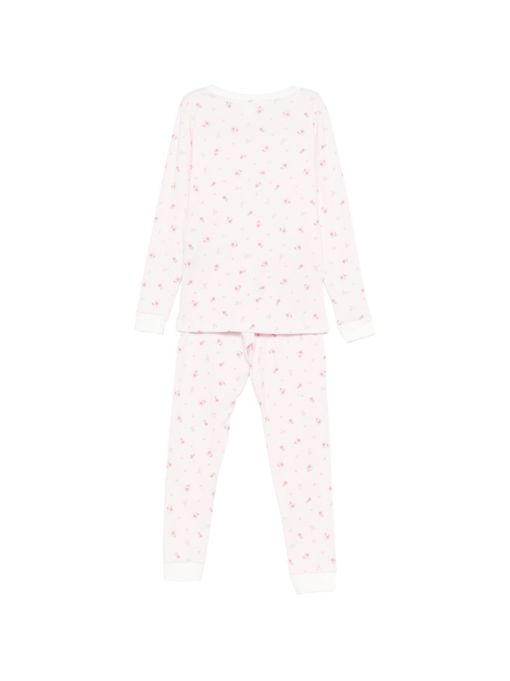 Pigiama per bambina Petit Bateau rosa con stampa floreale all-over A0FP9 01 PETIT BATEAU KIDS 