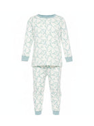 Pigiama per bambino Petit Bateau bianco con stampa grafica all-over A0FPE 01 PETIT BATEAU KIDS 