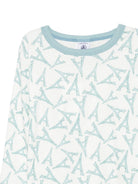 Pigiama per bambino Petit Bateau bianco con stampa grafica all-over A0FPE 01 PETIT BATEAU KIDS 