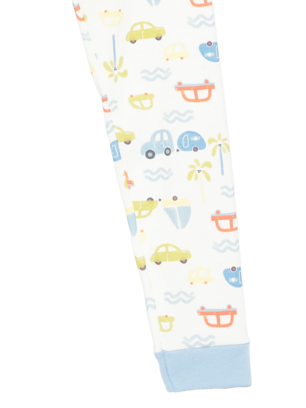 Pigiama per bambino Petit Bateau bianco con stampa grafica all-over A0FPG 01 PETIT BATEAU KIDS 