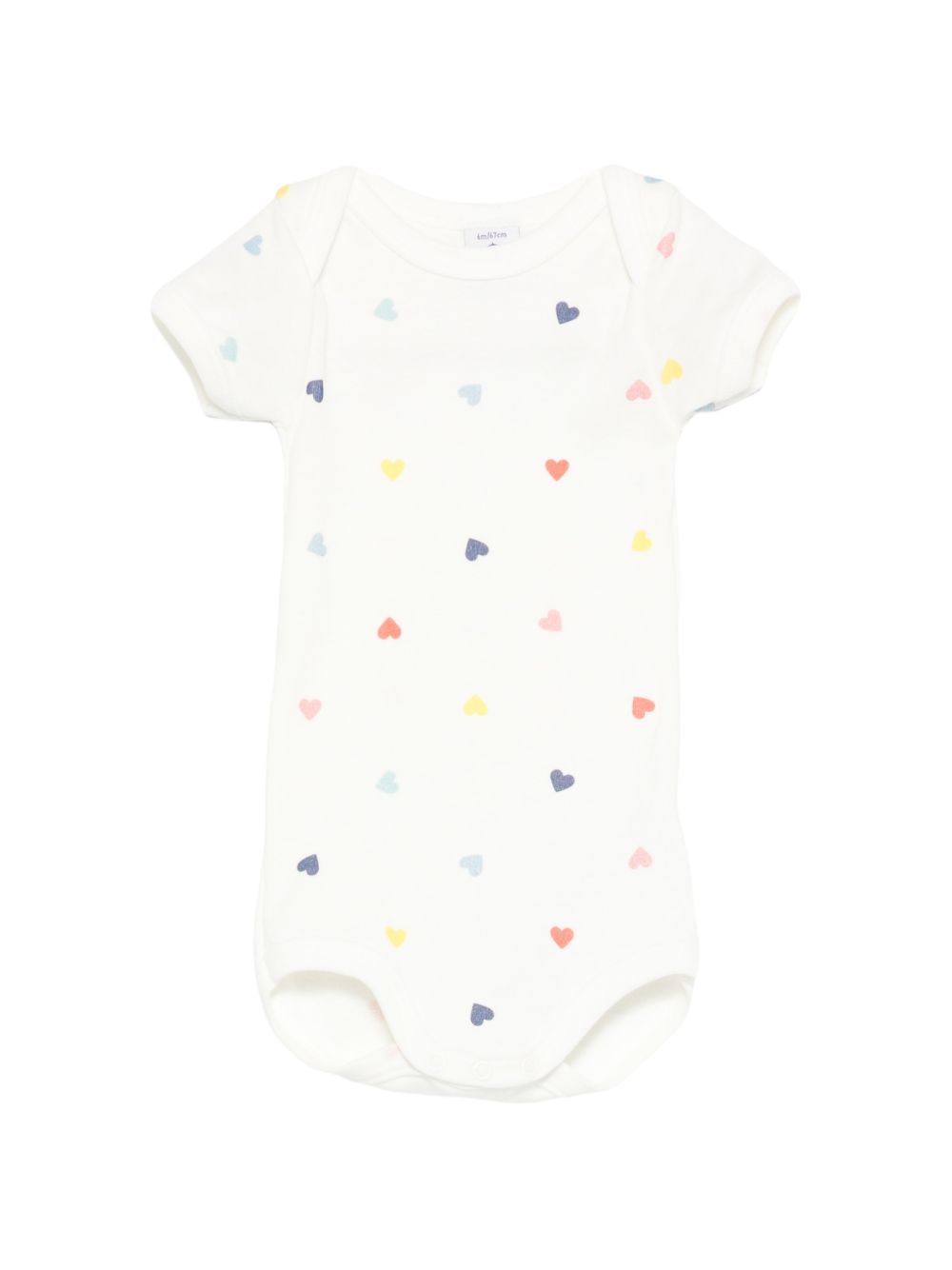 Set tre body per neonato Petit Bateau multicolore con scollo rotondo A0FQQ 00 PETIT BATEAU KIDS 