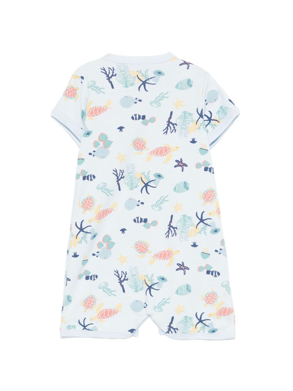 Tutina per neonati Petit Bateau azzurra con stampa grafica all-over A0FSB 01 PETIT BATEAU KIDS 